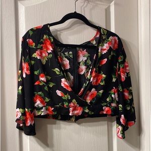 Ambiance Floral Rayon Top